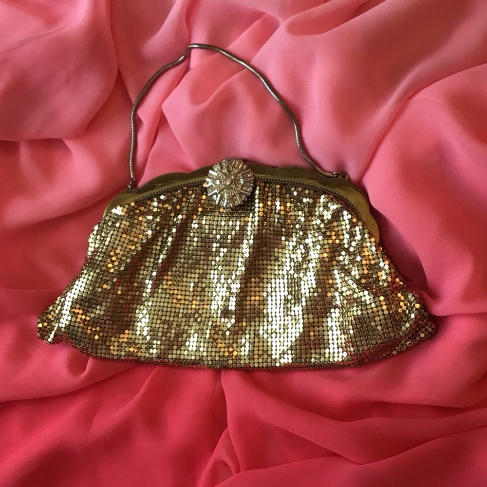 Whiting & Davis Gold Mesh Clutch